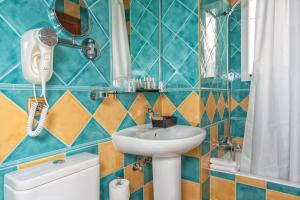 Koupelna v ubytování Boutique Hotel Pueblo