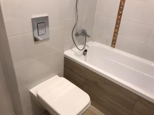 Kúpeľňa v ubytovaní Apartament Lucky