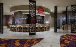 Ein Sitzbereich in der Unterkunft Hard Rock Hotel & Casino Atlantic City