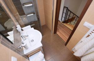 Koupelna v ubytování Apartmán U Sikorek