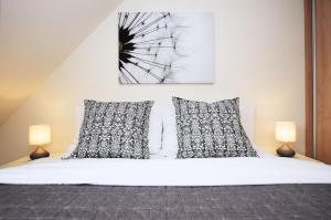 Postel nebo postele na pokoji v ubytování Apartmán U Sikorek