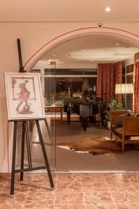 Posezení v ubytování Hotel Europa Suites St Moritz