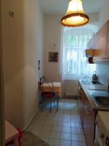 Köök või kööginurk majutusasutuses Wohnung 15