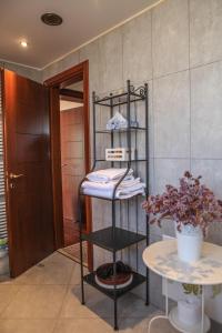 Koupelna v ubytování Sounio Mare