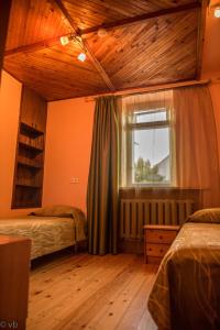 Postel nebo postele na pokoji v ubytování Prie upes