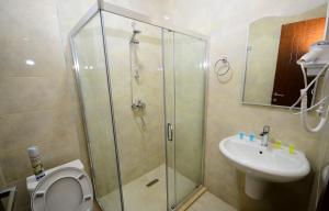 Koupelna v ubytování Hotel 725 B