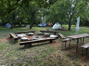 Zahrada ubytování Bikers camp