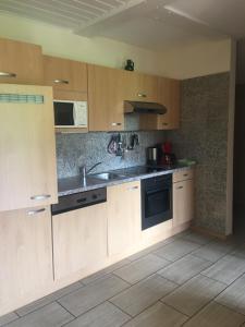 Kuchyň nebo kuchyňský kout v ubytování Appartement Etschbacher
