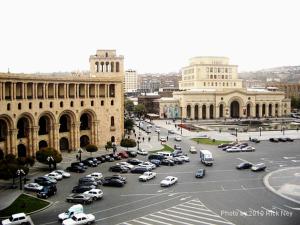 Γενική άποψη της πόλης Γερεβάν ή θέα της πόλης από  αυτό το διαμέρισμα