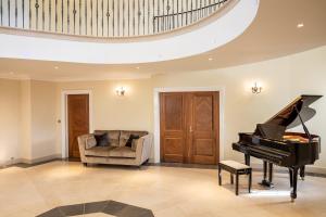 A seating area at Charlton court