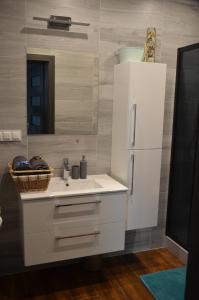 Kúpeľňa v ubytovaní Apartament przy Źródełku