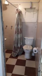 Koupelna v ubytování El laberinto hospedaje en casa