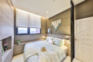 BV Taipei 大安G馆客房内的一张或多张床位