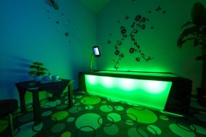 TV a/nebo společenská místnost v ubytování Hotel Otakar