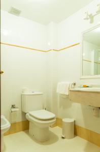 Koupelna v ubytování Hotel Jacobeo