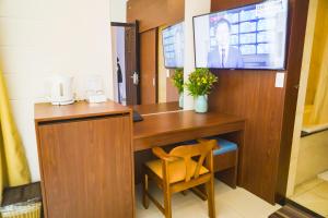 Nhà bếp/bếp nhỏ tại Dai A Hotel