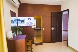 Nhà bếp/bếp nhỏ tại Dai A Hotel