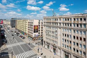 Výhľad na mesto Varšava alebo výhľad na mesto priamo z apartmánu