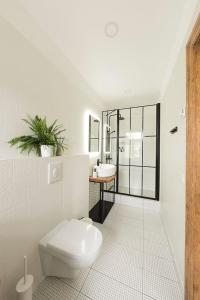 Koupelna v ubytování Sunny Paradise