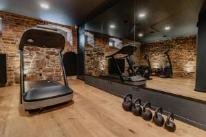 Fitness centrum a/nebo fitness zařízení v ubytování Hotel Spichrz