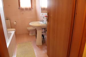 Koupelna v ubytování B&B La Villetta