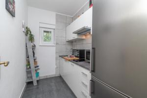 Kuchyň nebo kuchyňský kout v ubytování Apartment Radja