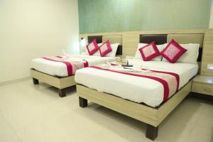 Letto o letti in una camera di Hotel Plaza Executive - near BKC