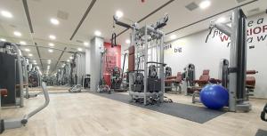 Fitness centrum a/nebo fitness zařízení v ubytování NB Hotel&Spa