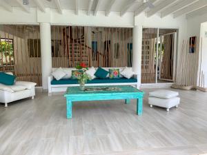 Casa de las Flores tropical的休息区