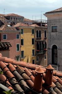 a view from the roof of a building at Alloggi Santa Sofia in Venice