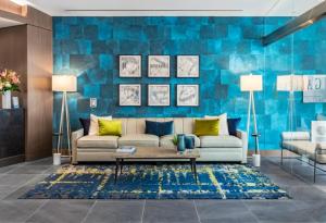 Posezení v ubytování Global Luxury Suites Bethesda Chevy Chase