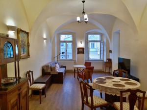 Posezení v ubytování Apartmány na Trojmezí, byt Florián
