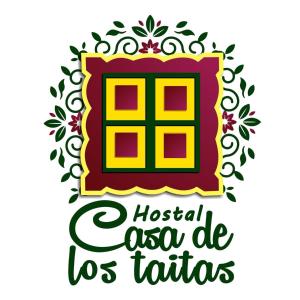 ein Wappen mit den Worten Hospital ceso de los taciones in der Unterkunft Hostal Casa de Los Taitas in Salento