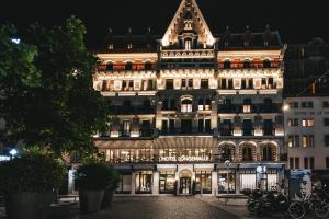 O edifício em que o hotel se localiza