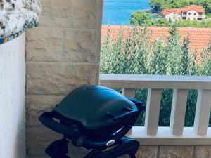 Balkón nebo terasa v ubytování Beach apartmant