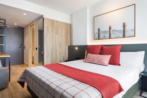 Cama o camas de una habitación en Acta Voraport