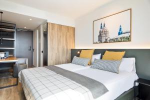 Cama o camas de una habitación en Acta Voraport