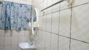 Koupelna v ubytování Nora Hotel