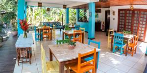 Restaurace v ubytování Pousada Bambu