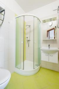 Koupelna v ubytování Hotel Bon
