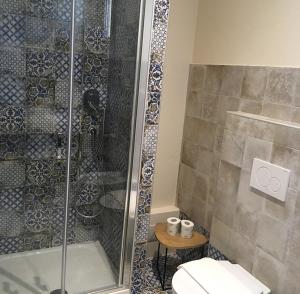 Phòng tắm tại Agriturismo Quattro Pini