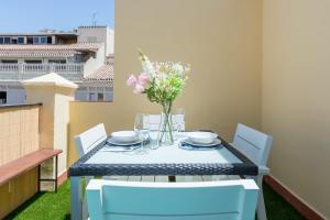 Balkon lub taras w obiekcie Esparteros Ático Premium