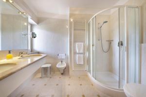 Koupelna v ubytování Hotel Mühle Mayer
