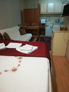 Cama o camas de una habitación en Istanbul Ataman Suites