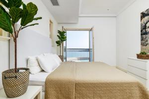 Katil atau katil-katil dalam bilik di Apartment G621 - Lustica Bay