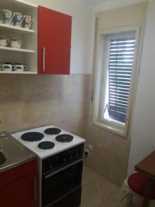 Kuchyň nebo kuchyňský kout v ubytování Apartmani Centar Banja Vrujci
