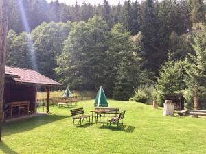Zahrada ubytování Pension Dita - Adršpach