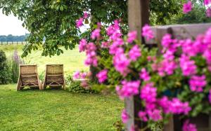 Zahrada ubytování Bed & Breakfast "Bij Lucie"