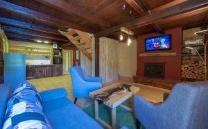 Posezení v ubytování Holiday home Romana