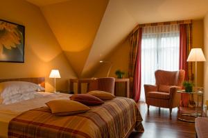 Ένα ή περισσότερα κρεβάτια σε δωμάτιο στο Zeller-Hotel+Restaurant